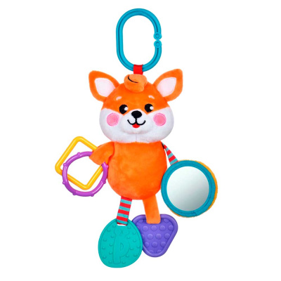 Подвеска с силиконовым прорезывателем Лисенок Жирафики 939535